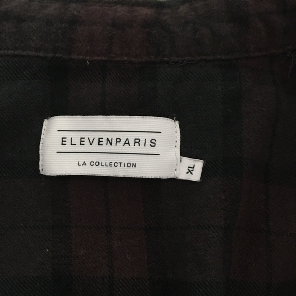 Elevenparis - men's plaid flannel - HOLIDAY SALE - Picture 4 of 5